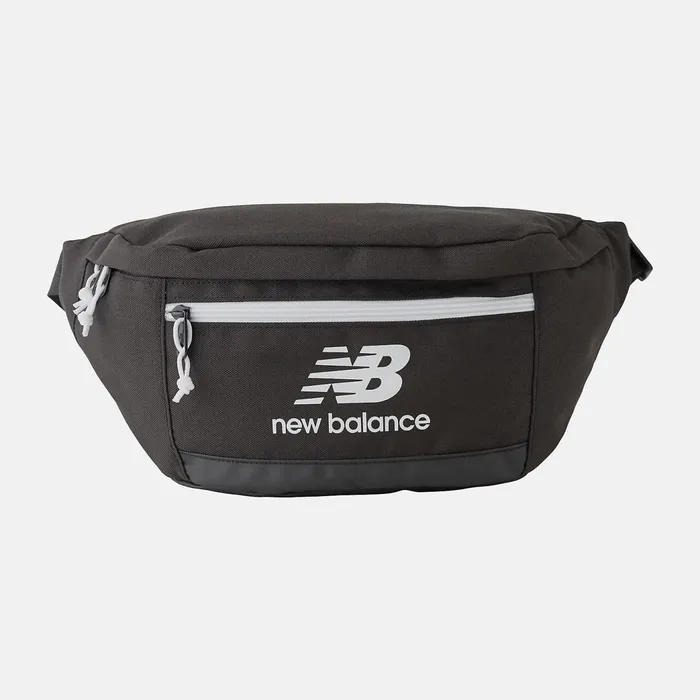 MenWomenKids Athletics XL Waistpack Black With White Print New Balance Bags