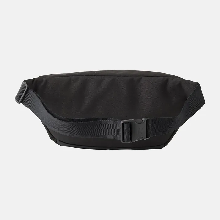 MenWomenKids Athletics XL Waistpack Black With White Print New Balance Bags MenWomenKids Athletics XL Waistpack Black With White Print New Balance Bags
