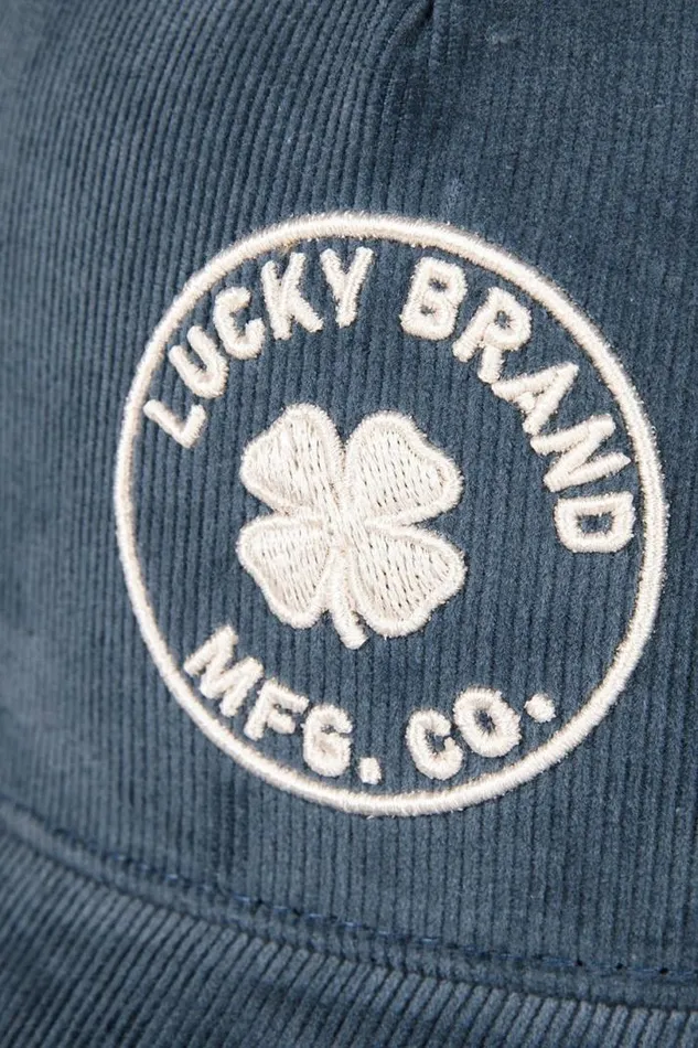 MenWomen Lucky Brand Hats Lucky Mfg Co Emb Cord Hat Navy
