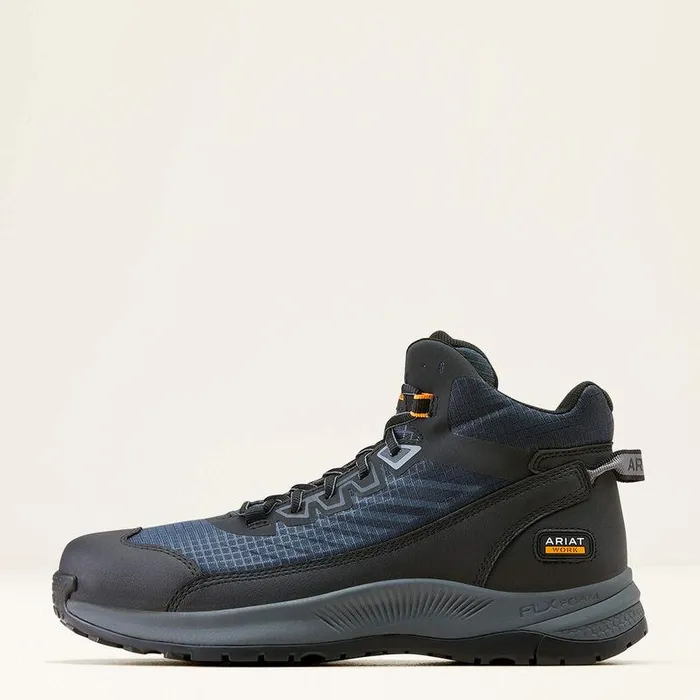 Men Work Boots Ariat Outpace Shift Mid Composite Toe Work Shoe Dark Shadow Men Work Boots Ariat Outpace Shift Mid Composite Toe Work Shoe Dark Shadow