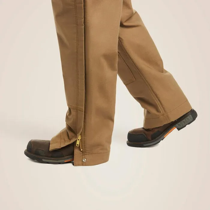 Men Workwear Ariat FR Insulated Overall 20 Bib Field Khaki