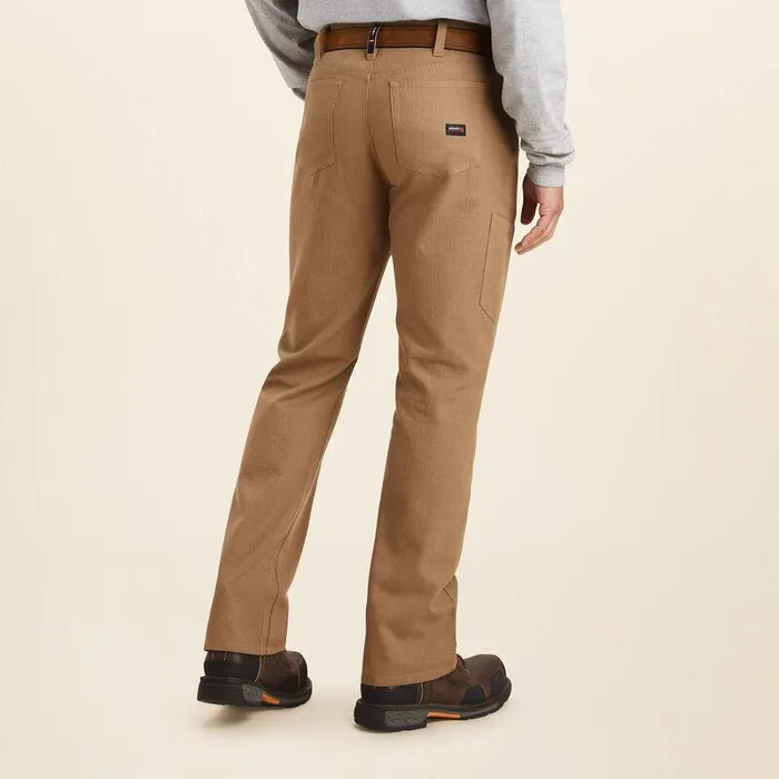 Men Workwear Ariat FR M4 Relaxed Crossfire Straight Pant Fr Khaki