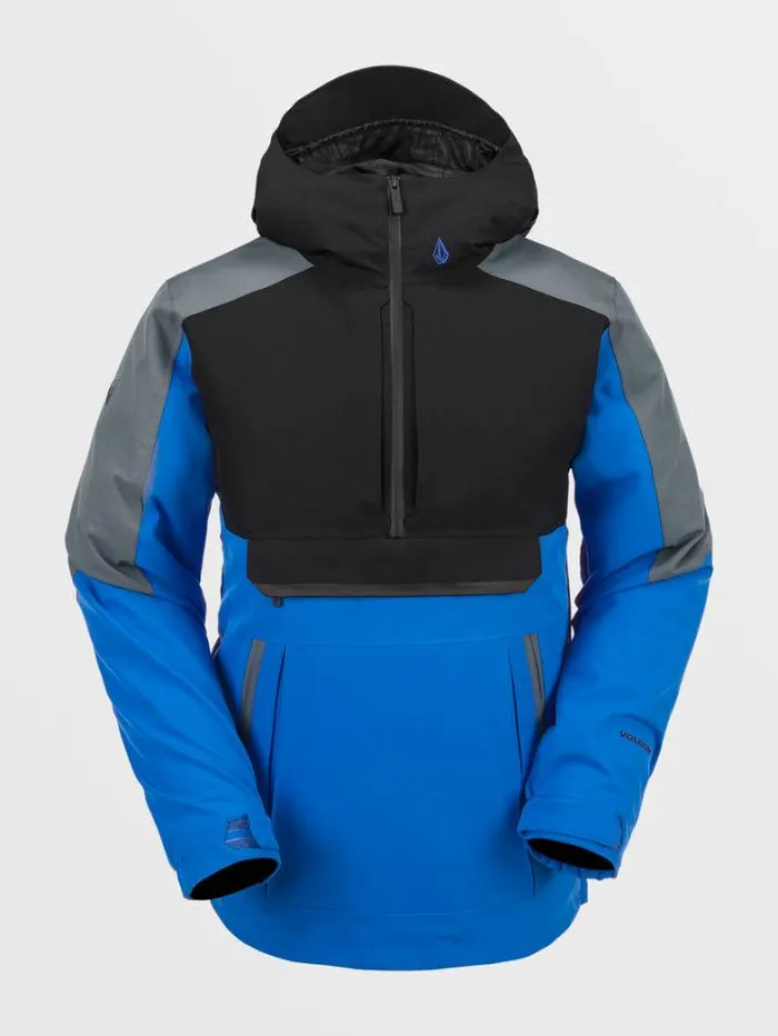 Mens Jackets Volcom Brighton Pullover Jacket 8211 Electric Blue