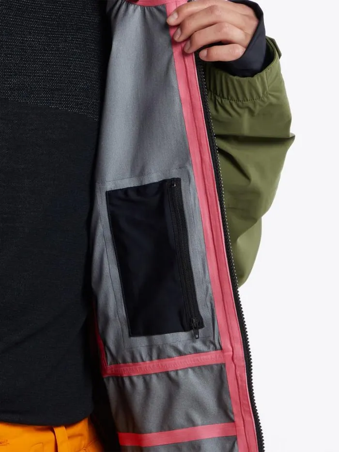 Mens Jackets Volcom Guide GoreTex Jacket 8211 Military