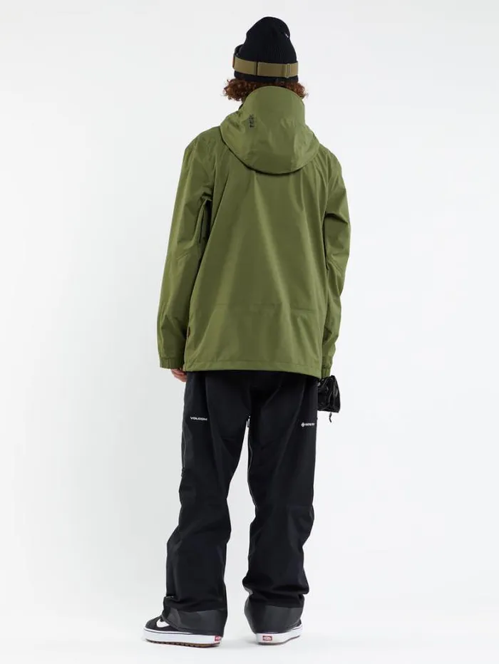 Mens Jackets Volcom Guide GoreTex Jacket 8211 Military