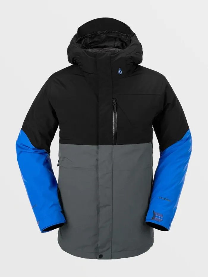 Mens Jackets Volcom L GoreTex Jacket 8211 Electric Blue