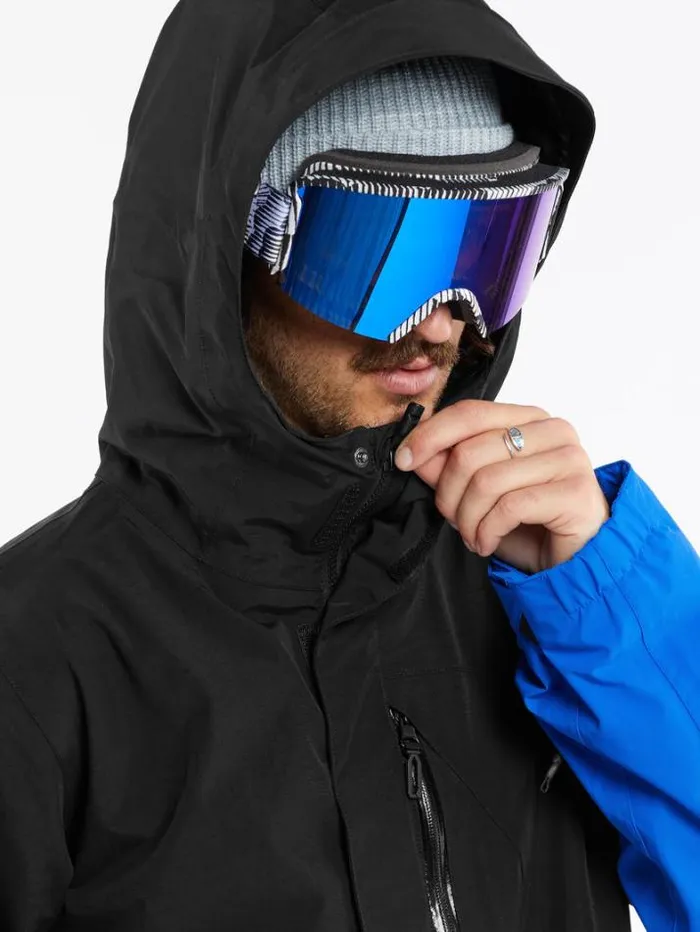 Mens Jackets Volcom L GoreTex Jacket 8211 Electric Blue