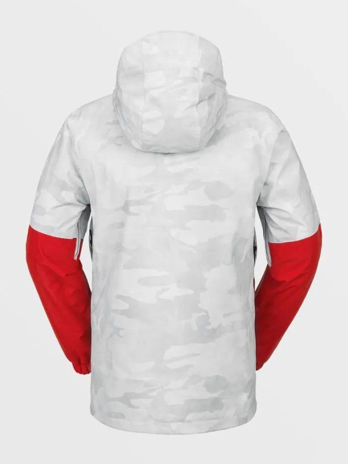 Mens Jackets Volcom VCo Op Insulated Jacket 8211 White Camo