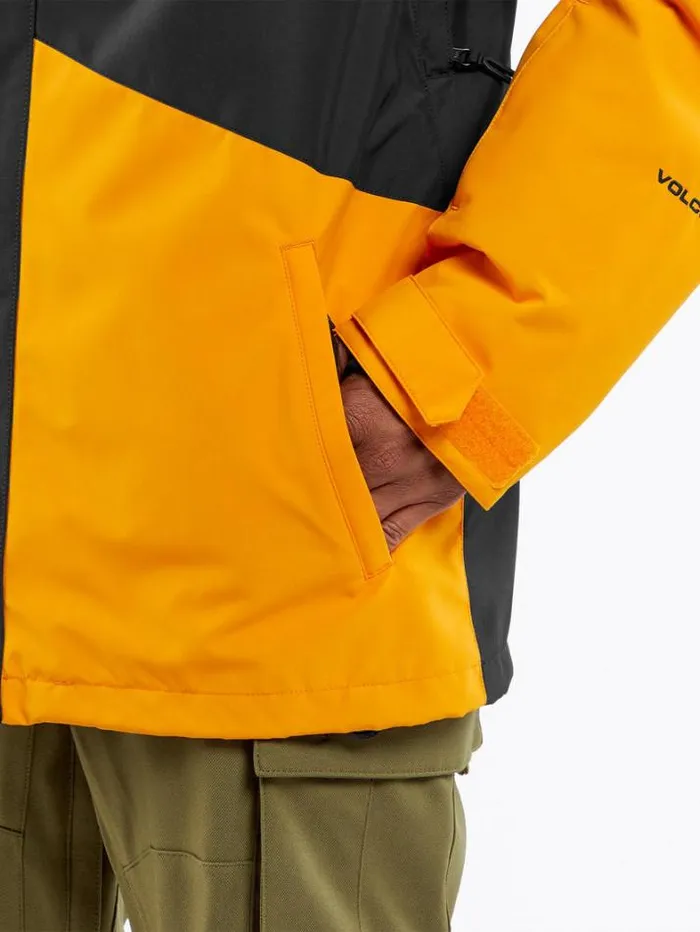 Mens Jackets Volcom Vcolp Jacket 8211 Gold
