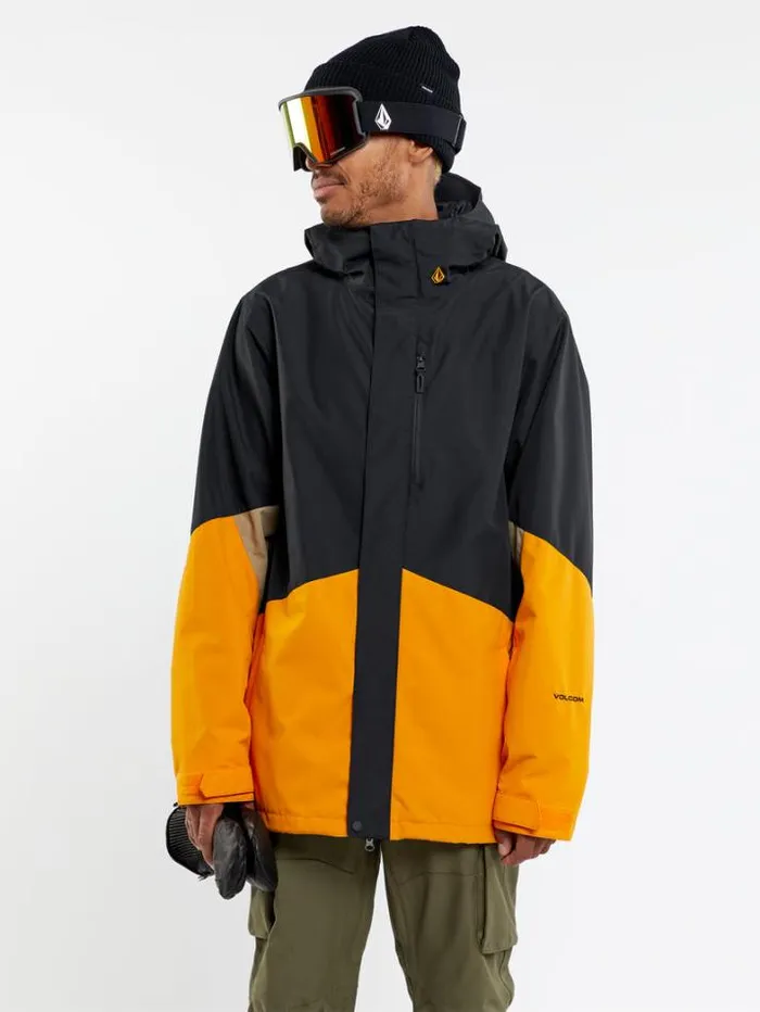 Mens Jackets Volcom Vcolp Jacket 8211 Gold