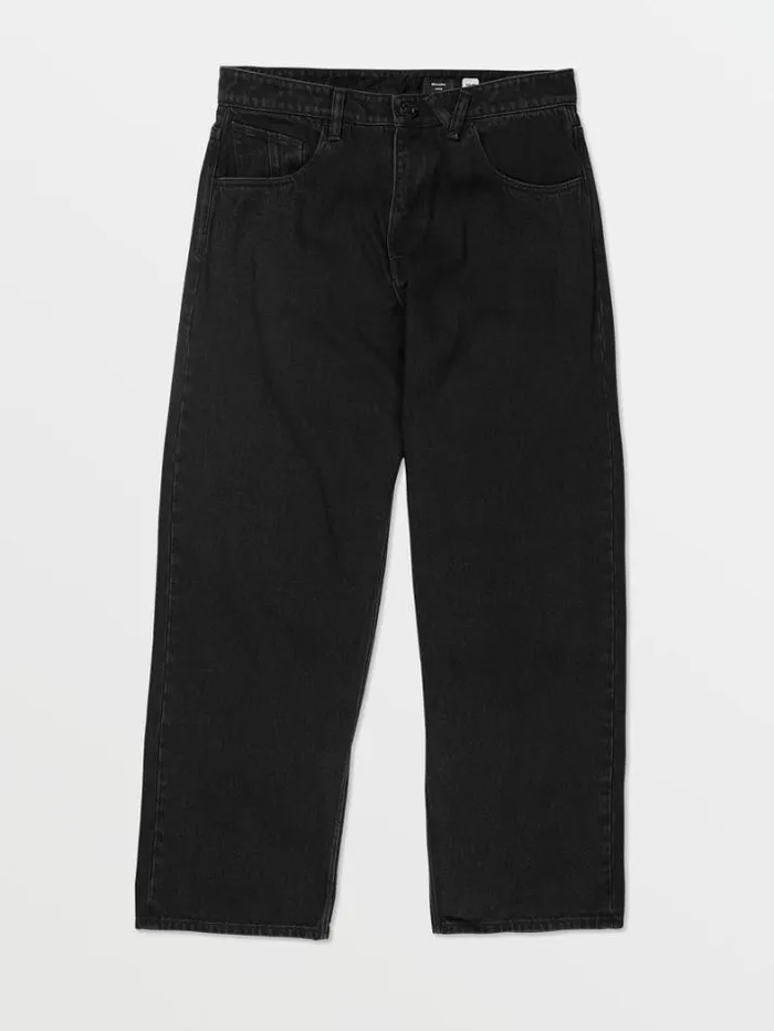 Mens Jeans Volcom Billow Loose Fit Jeans 8211 Black