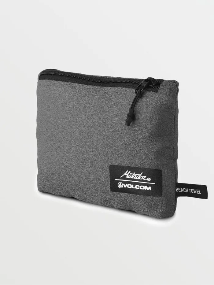 MensKids Accessories Volcom X Matador Packable Beach Towel 8211 Grey