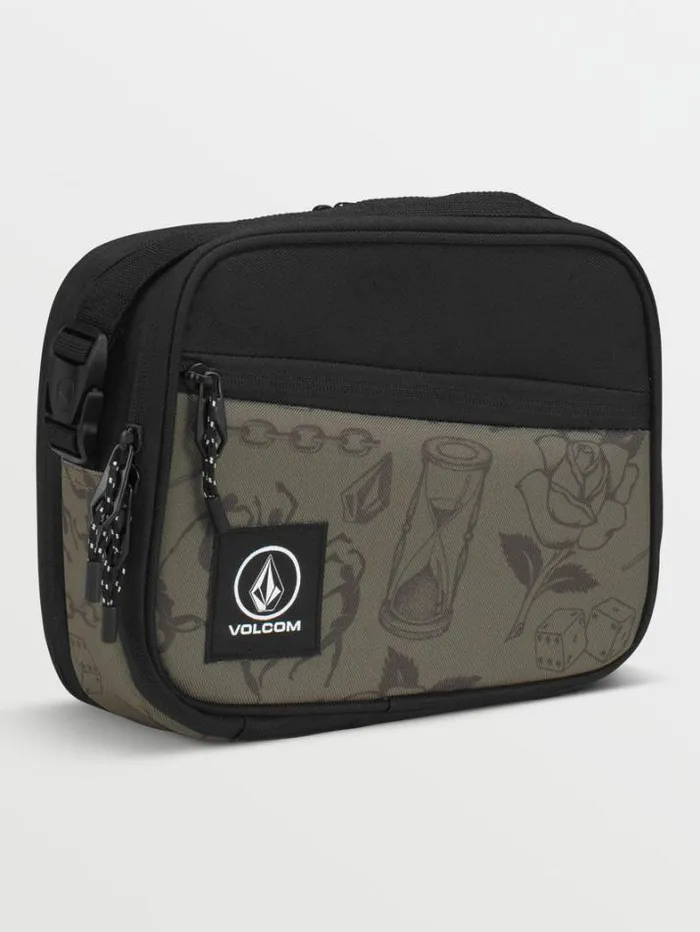 MensKids Bags and Backpacks Volcom Sid Licious Lunchkit 8211 Olive