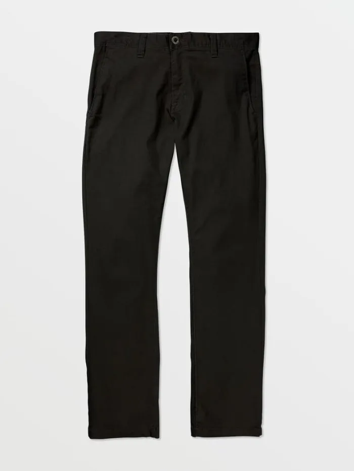 Mens Pants Volcom Frickin Modern Stretch Chino Pants 8211 Black