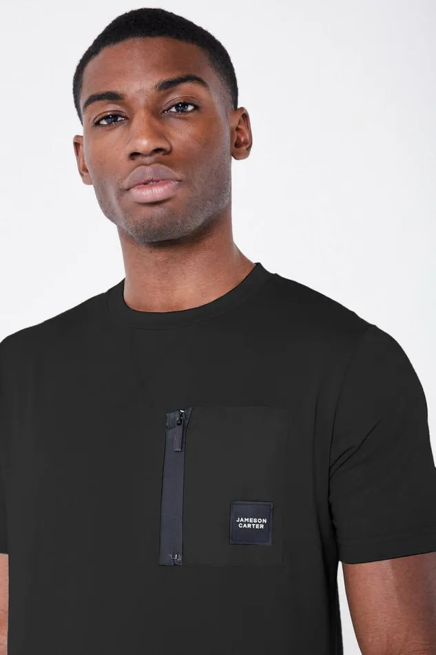 Mens Stealth Tech TShirt 8211 Black Jameson Carter TShirts