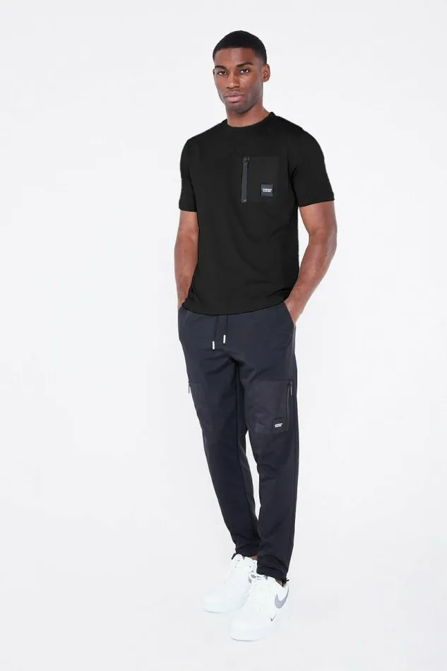 Mens Stealth Tech TShirt 8211 Black Jameson Carter TShirts