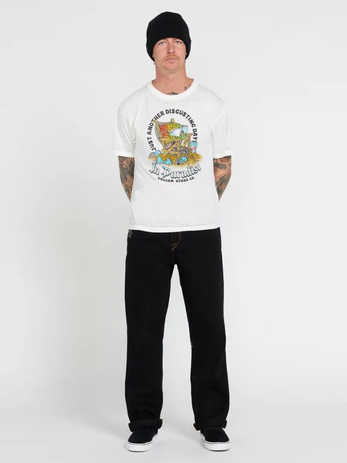 Mens TShirts and Tanks Volcom Skate Vitals Collin Provost Short Sleeve Tee 8211 Off White