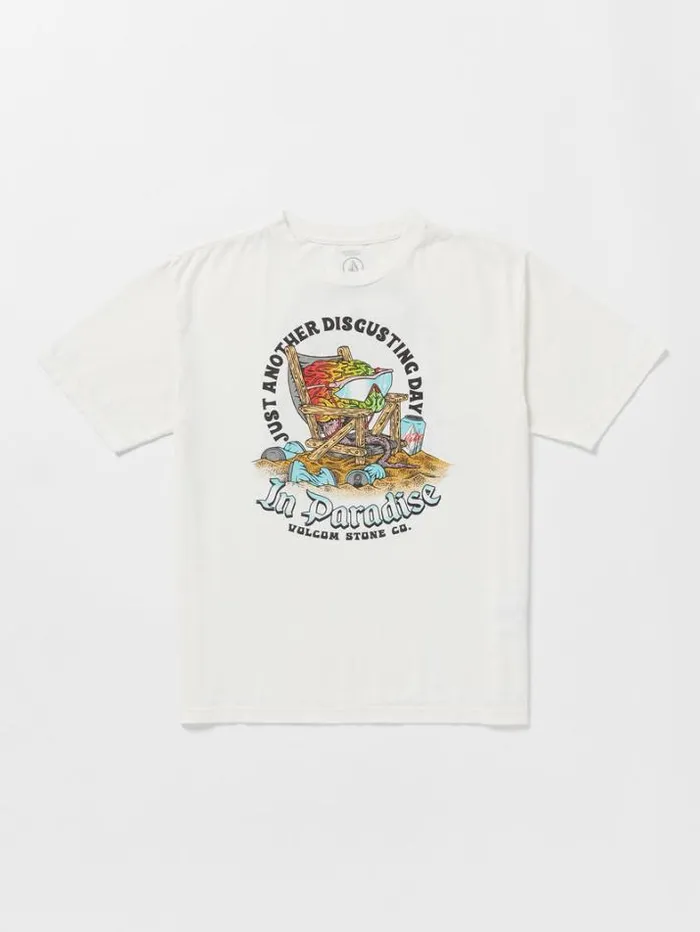 Mens TShirts and Tanks Volcom Skate Vitals Collin Provost Short Sleeve Tee 8211 Off White
