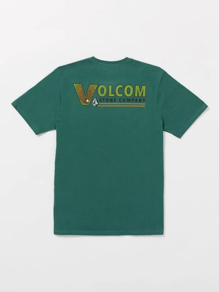 Mens TShirts and Tanks Volcom Veagle Short Sleeve Tee 8211 Ranger Green