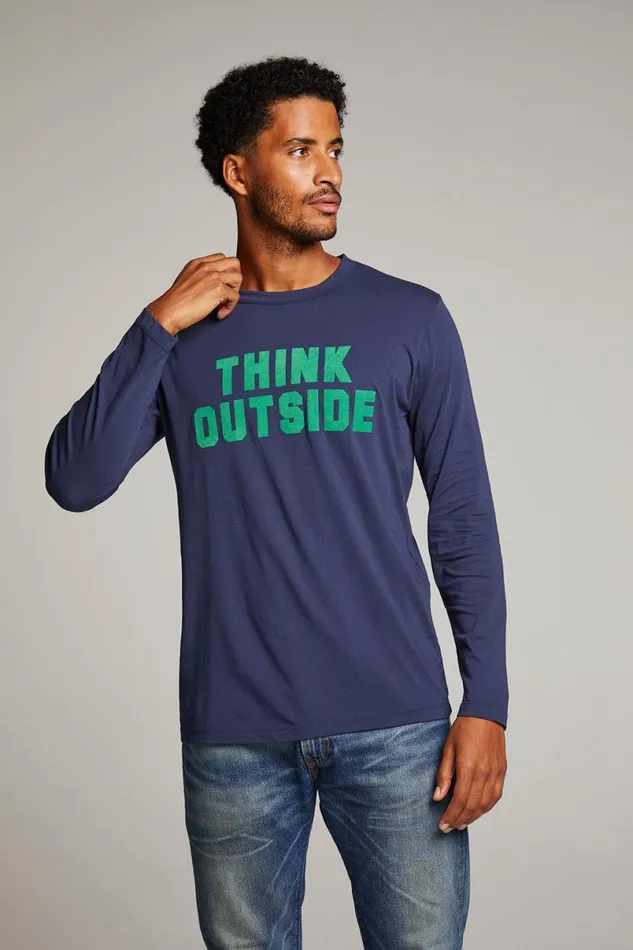 Mens Tops Chaser Brand Think Outside Mens Long Sleeve