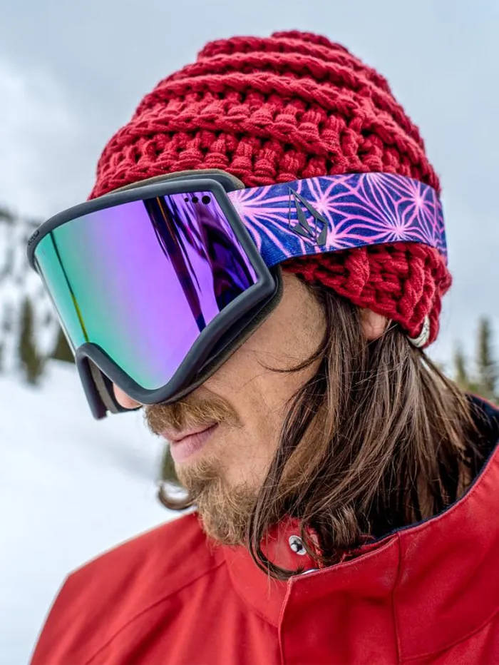 MensWomensKids Goggles Volcom Yae Goggle 8211 Mike Ravelson Purple ChromeBL