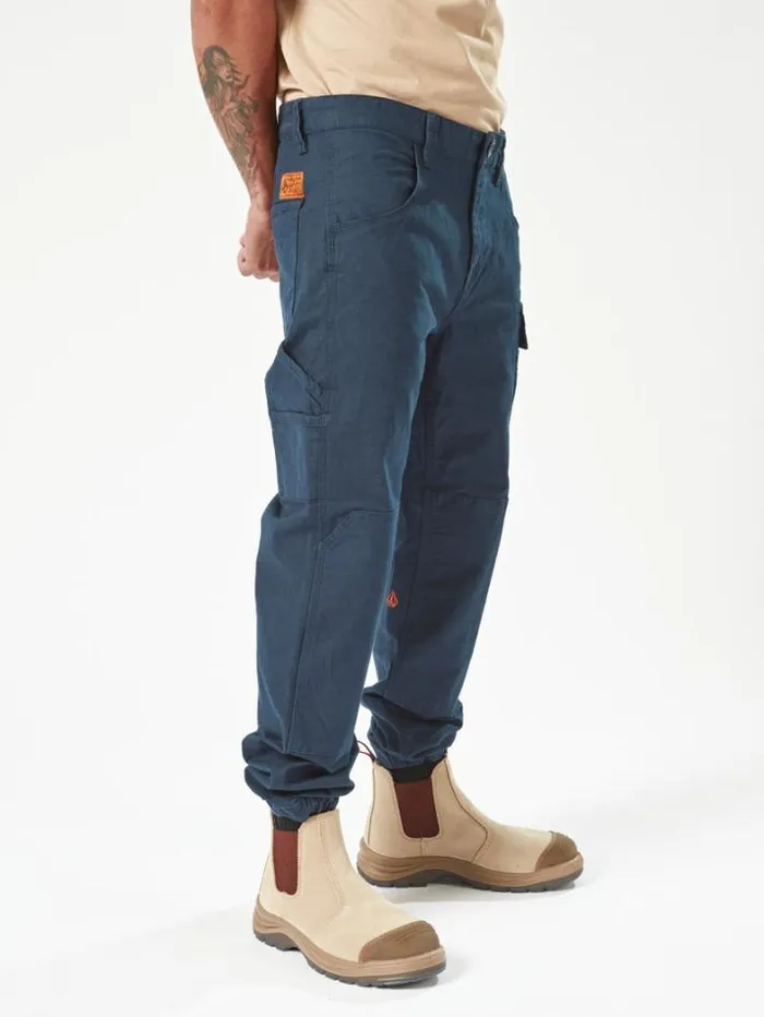 MensWorkwear Pants Volcom Caliper Cuff Pants 8211 Navy