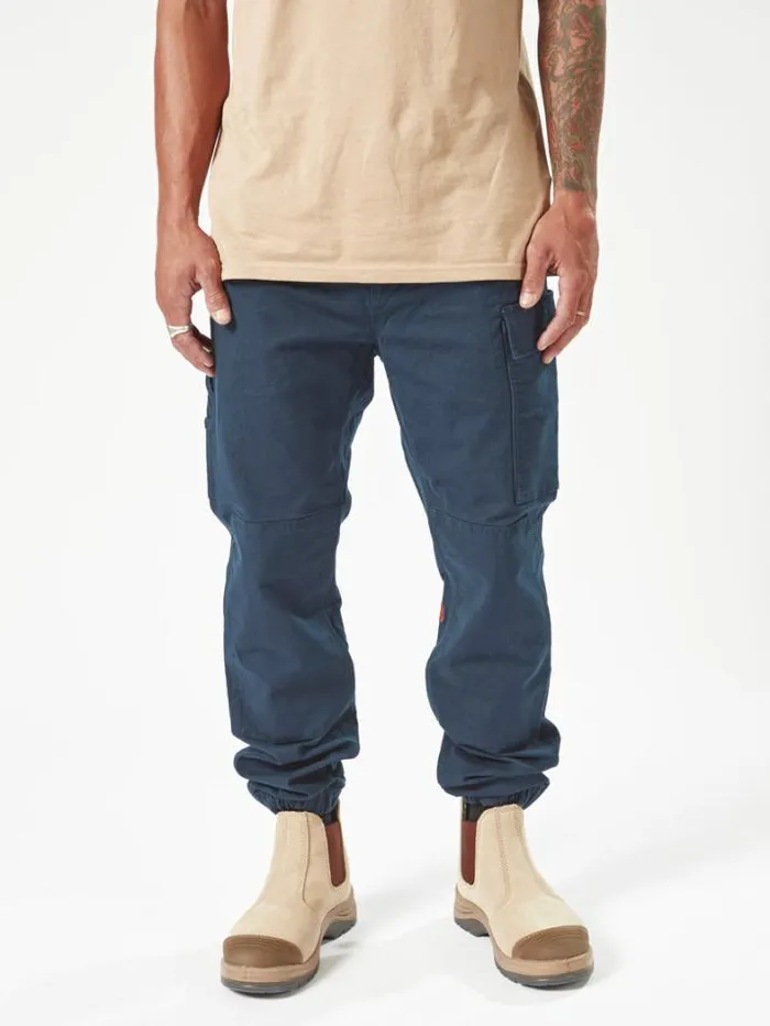 MensWorkwear Pants Volcom Caliper Cuff Pants 8211 Navy