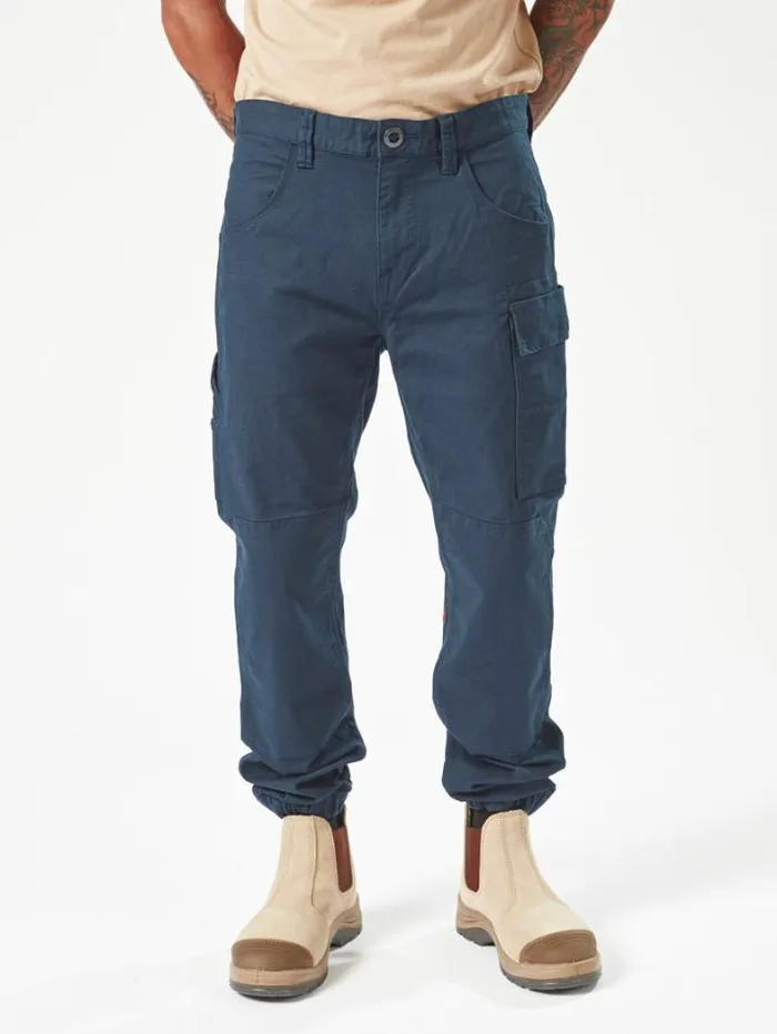 MensWorkwear Pants Volcom Caliper Cuff Pants 8211 Navy