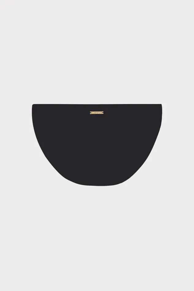 Milly Beaded Applique Bikini Bottom With Side Tabs Black Women Swim and Coverups Milly Beaded Applique Bikini Bottom With Side Tabs Black Women Swim and Coverups