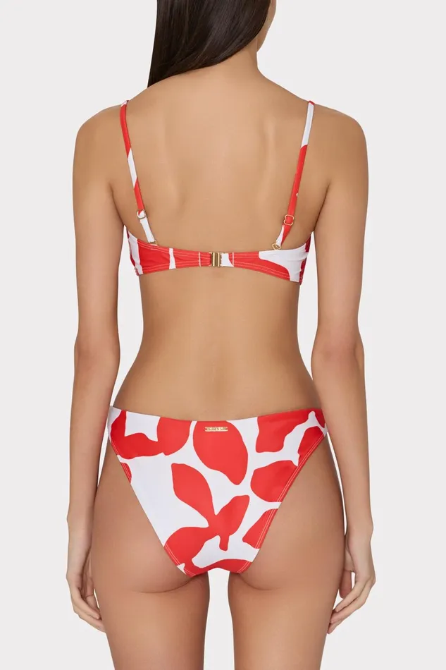 Milly Grand Foliage Bikini Top Redwhite Women Bikinis Milly Grand Foliage Bikini Top Redwhite Women Bikinis