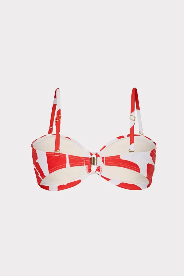 Milly Grand Foliage Bikini Top Redwhite Women Bikinis Milly Grand Foliage Bikini Top Redwhite Women Bikinis