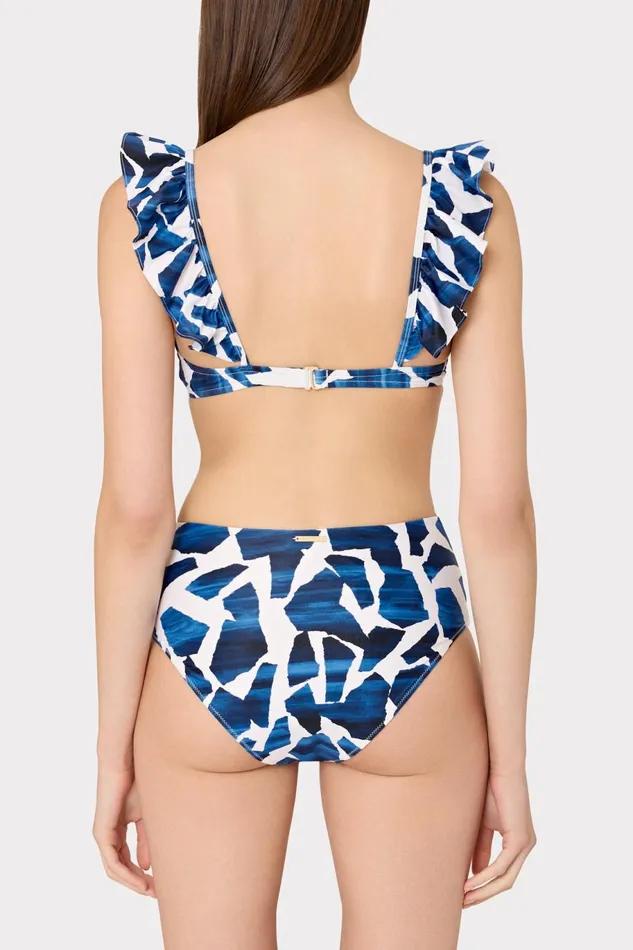 Milly Ocean Puzzle Tie Bikini Bottom Navy Multi Women Bikinis Milly Ocean Puzzle Tie Bikini Bottom Navy Multi Women Bikinis