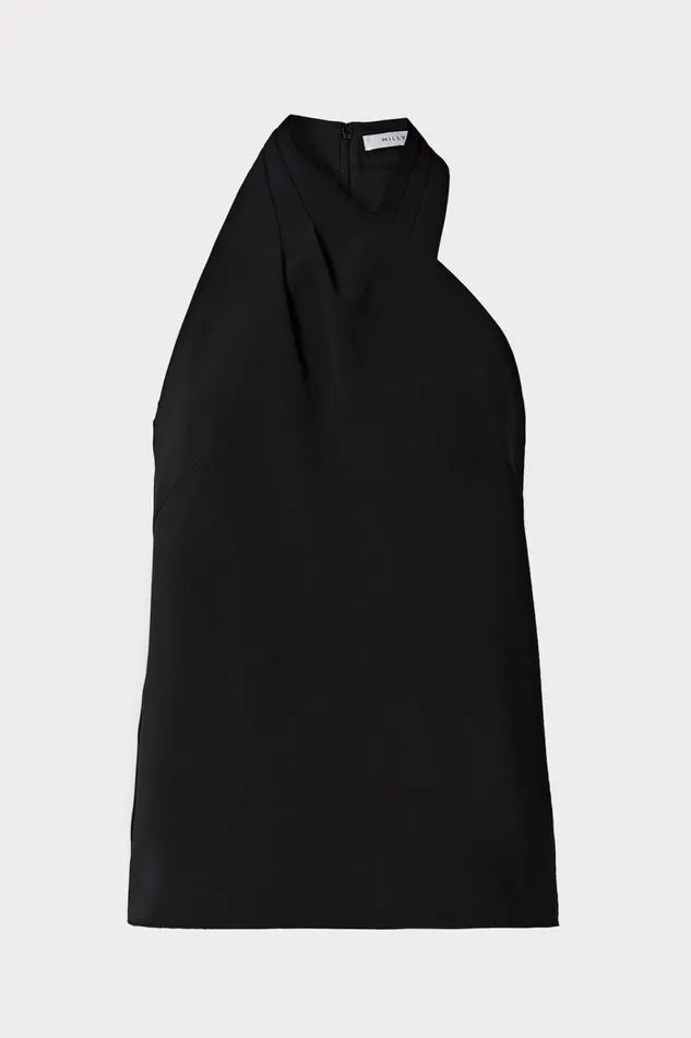 Milly Preston Cady Top Black Women Tops