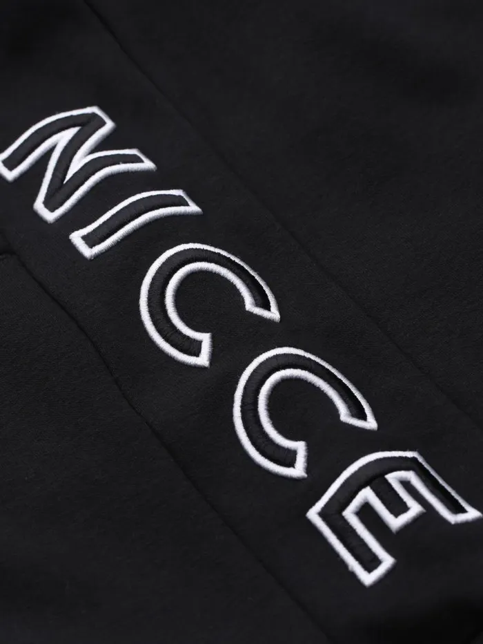 NICCE Bottoms Mens NICCE Mercury Outline Joggers Black