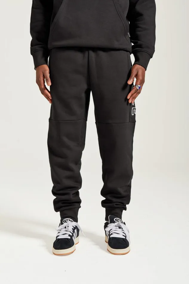 NICCE Bottoms Mens NICCE Mercury Outline Joggers Black