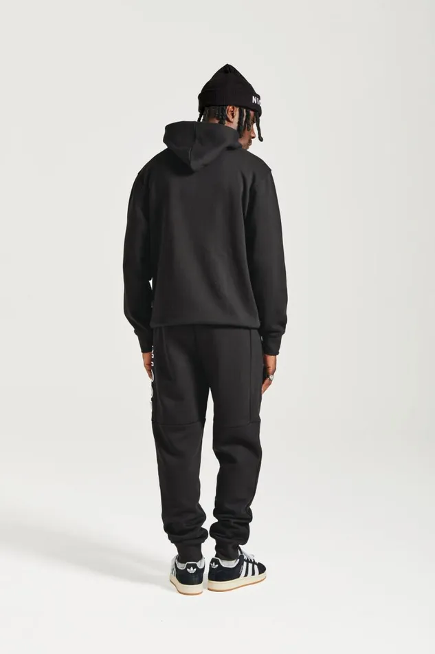 NICCE Bottoms Mens NICCE Mercury Outline Joggers Black