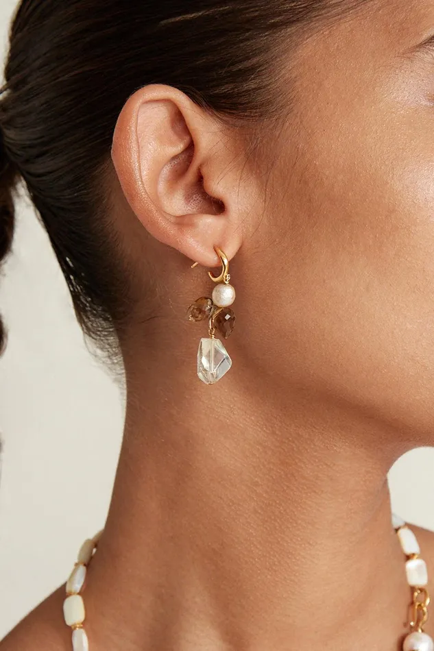 Ophelia Drop Earrings Citrine Mix Women Chan Luu Earrings