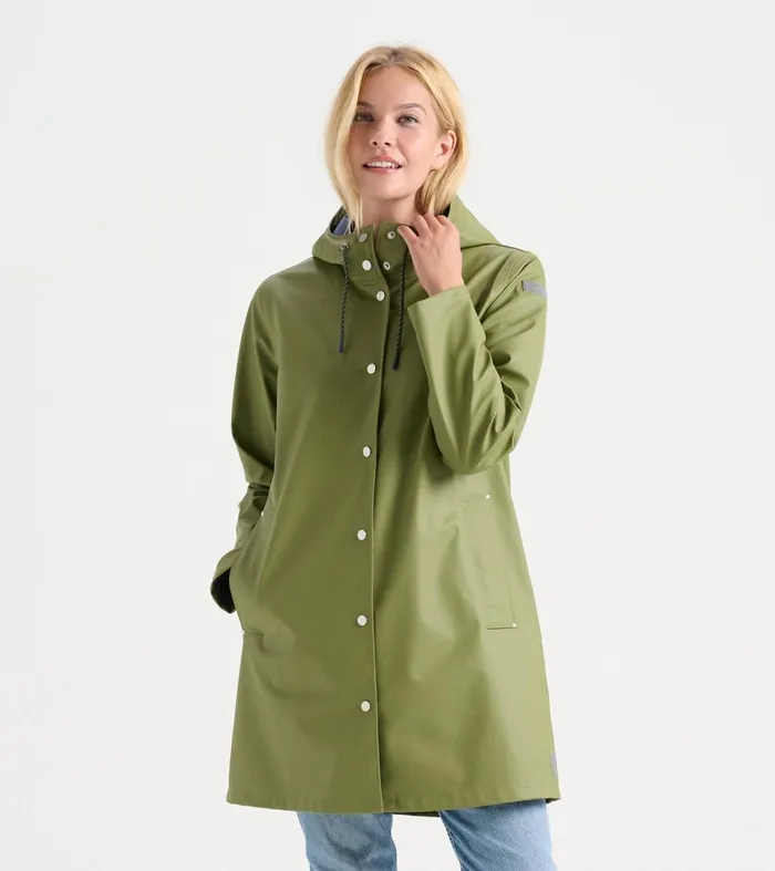 Outerwear Women Hatley Newport Rain Jacket 8211 Loden Green