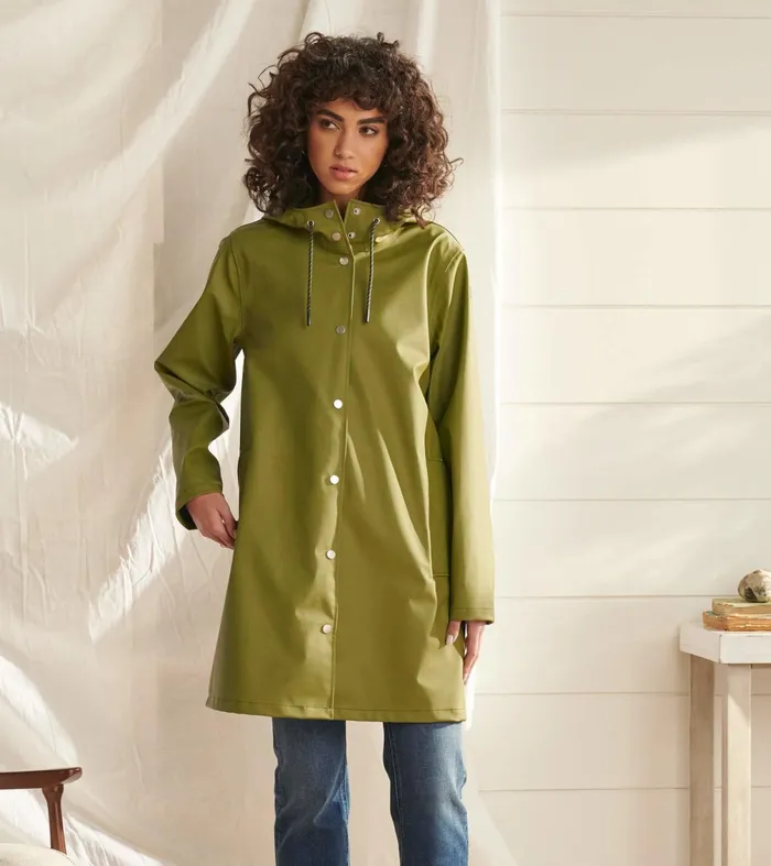 Outerwear Women Hatley Newport Rain Jacket 8211 Loden Green