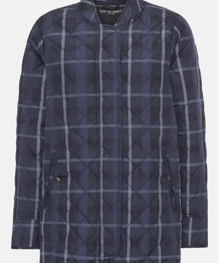 Padded Jacket 8211 True Navy Outerwear Ilse Jacobsen All Jackets And Coats Padded Jacket 8211 True Navy Outerwear Ilse Jacobsen All Jackets And Coats