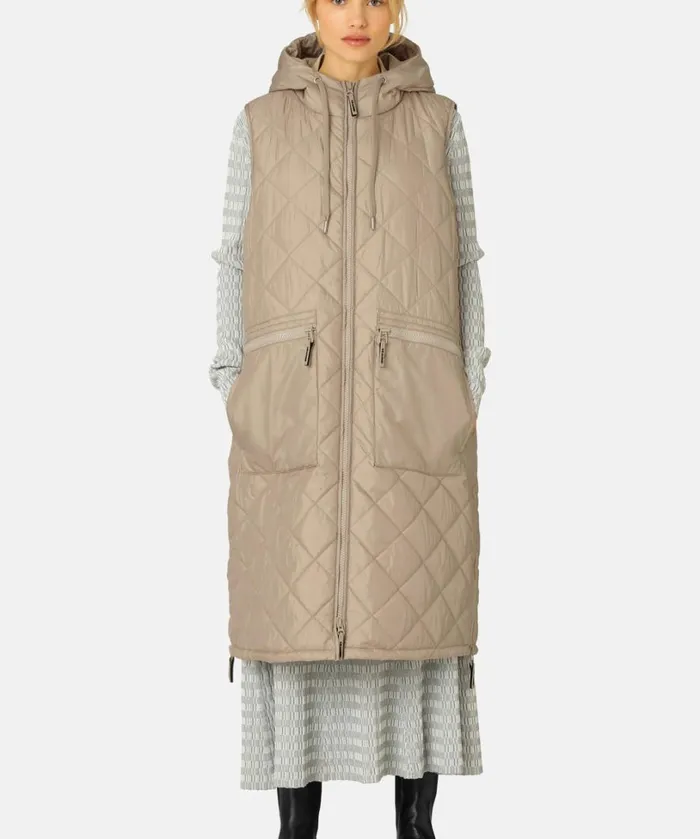 Padded Vest 8211 Cobblestone Outerwear Ilse Jacobsen All Jackets And Coats