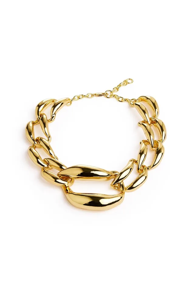 Paloma Bold Chain Necklace Gold Women Aje Jewelry