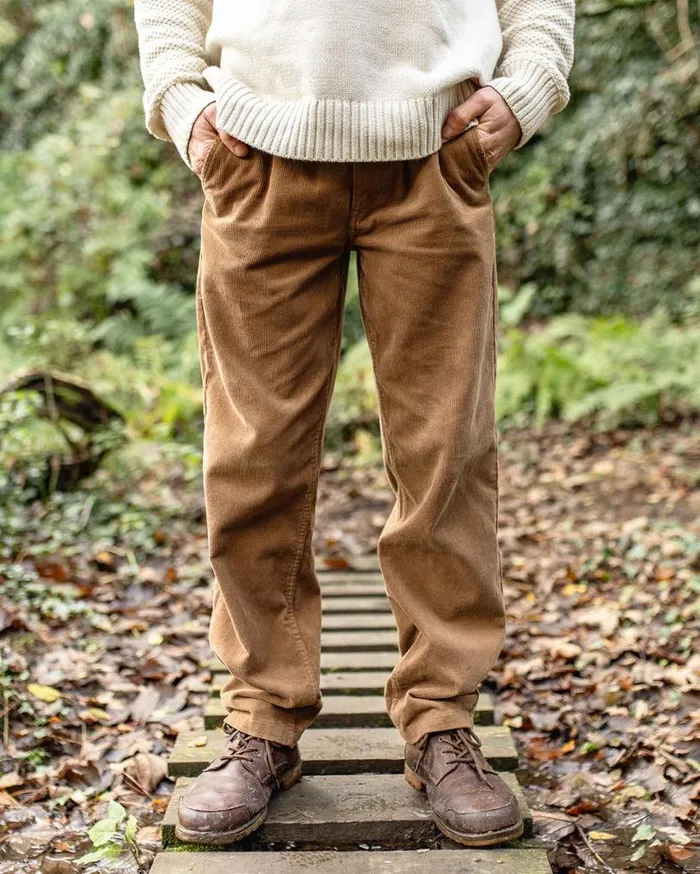 Passenger Clothing Adventurer Cord Trouser Coconut Men Trousers