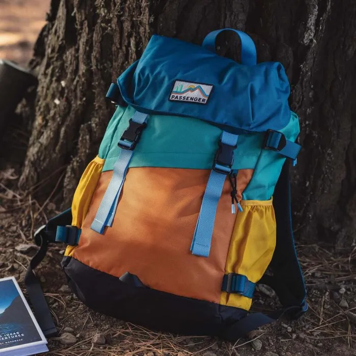 Passenger Clothing Boondocker Recycled 26L Backpack Multi Colour WomenMen Backpacks and Bags
