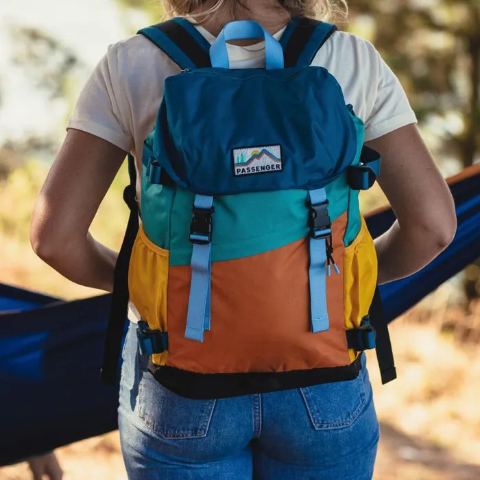 Passenger Clothing Boondocker Recycled 26L Backpack Multi Colour WomenMen Backpacks and Bags