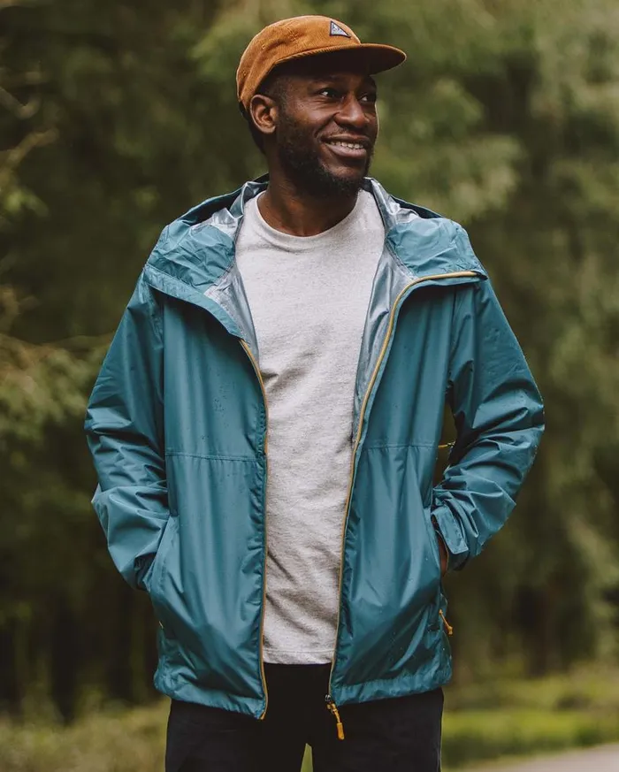 Passenger Clothing Echo Recycled Water Resistant Jacket Mediterranean Men Jackets