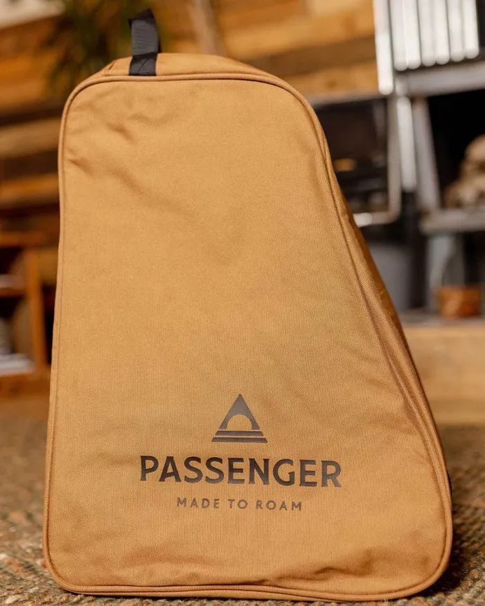Passenger Clothing Explore Recycled Boot Bag Golden Brown WomenMen Backpacks and Bags