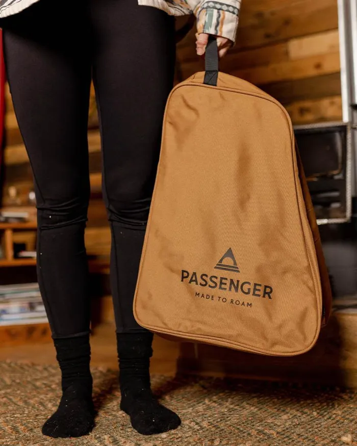 Passenger Clothing Explore Recycled Boot Bag Golden Brown WomenMen Backpacks and Bags