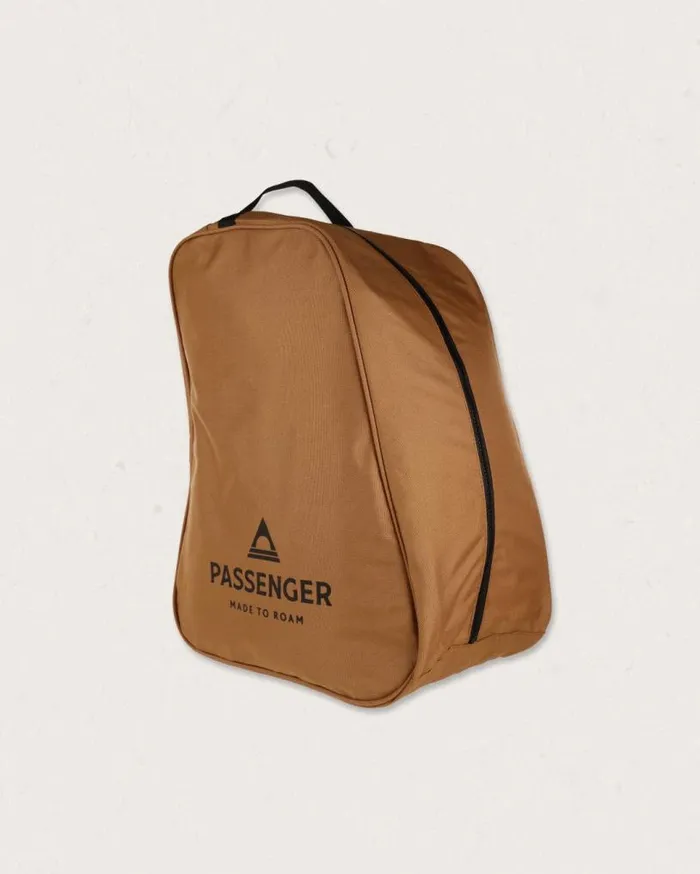 Passenger Clothing Explore Recycled Boot Bag Golden Brown WomenMen Backpacks and Bags