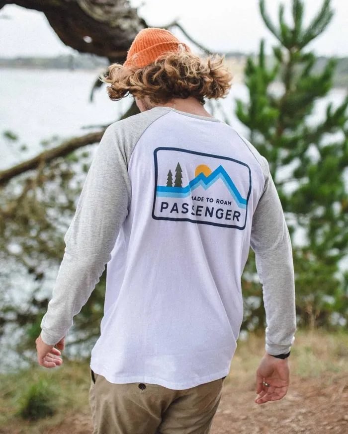 Passenger Clothing Made To Roam LS TShirt White Men TShirts and Vests